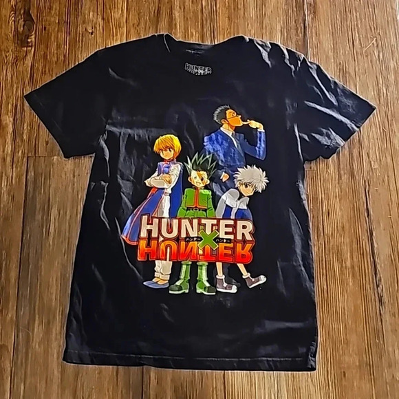 hunterxhunter Other - Mens Hunter X Hunter Black Graphic Print Tshirt Small